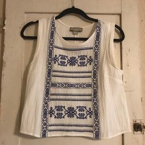 Embroidered Crop